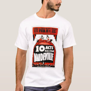 Vaudeville All Star 1938 WPA T-shirt