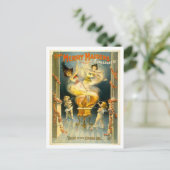 Vaudeville Chorus Girl Advertentie Briefkaart (Staand voorkant)