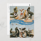 Vaudeville, Circus shows Briefkaart (Voorkant / Achterkant)