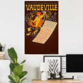 Vaudeville het Poster van de  Theater van WPA (Thuiskantoor)