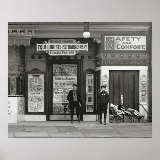 Vaudeville Theater, 1910. foto Poster (Voorkant)