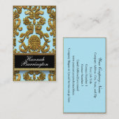 Vaudreante Flutter Damask Professional Visitekaartje (Voorkant / Achterkant)