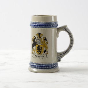 Vaughan Coat of Arms Stein - Family Crest Bierpul