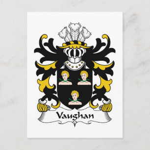 Vaughan Family Crest Briefkaart