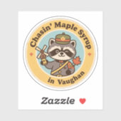  Vaughan Ontario Maple Syrup Hunt Sticker (Vel)