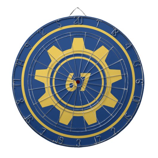 Vault 67-dartbord voor algemene problemen dartbord (Voorkant)