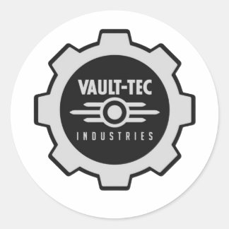 Vault-Tech Ronde Sticker