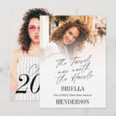 Vaut La Faire-part De Graduation Hassle (Devant / Derrière)