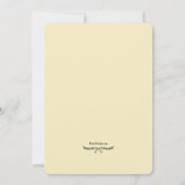 Vaut le Faire-part de naissance photo Wait Yellow (Dos)