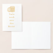 Vaut plus que Bitcoin ! Carte d'anniversaire Crypt (Affichage)