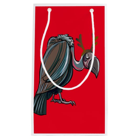 Vautour avec le sac de cadeau d'andouillers (Devant)