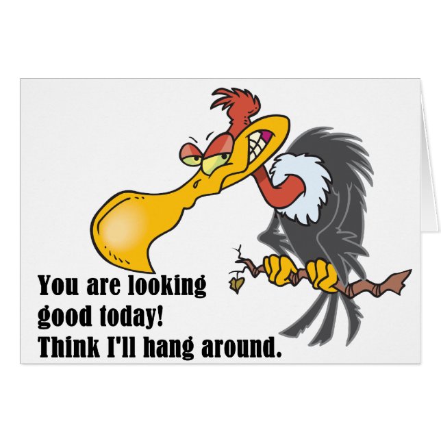 Vautour : Vous semblez bons aujourd'hui (Devant horizontal)