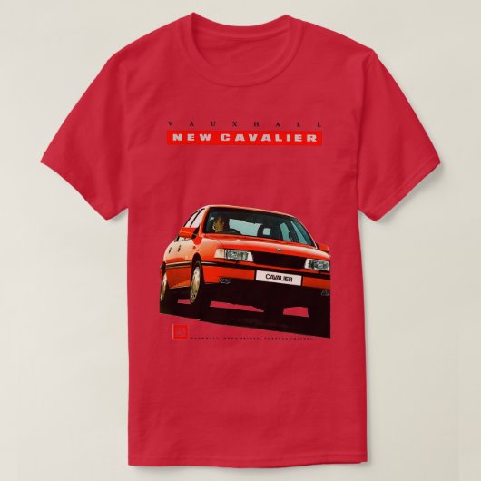 VAUXHALL CAVALIER T-SHIRT (Design voorkant)