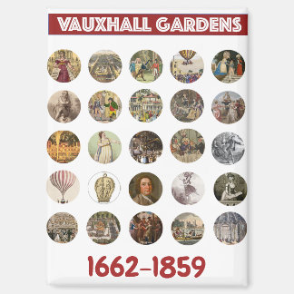 Vauxhall Gardens-magneet Magneet
