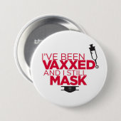 VAX en MASK ME! Ronde Button 7,6 Cm (Voorkant /achterkant)