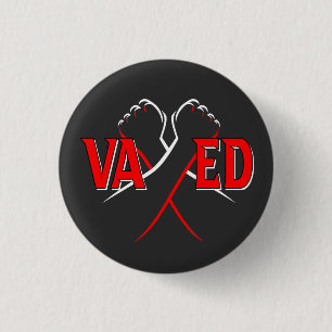 VAXED - Ik ben ingeënt tegen COVID-19 Ronde Button 3,2 Cm