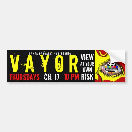 VAYOR Eyeball Bumpersticker (Voorkant)