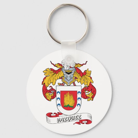 Vazquez Family Crest Sleutelhanger (Voorkant)