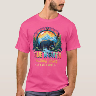 Vbs 2025 True North Vertrouwen op Jezus Christelij T-shirt