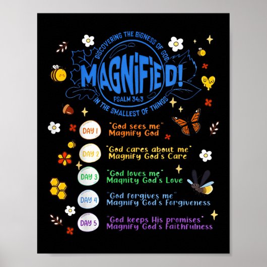 VBS 2025 Vergroot Kleinste Insecten Avontuur VBS Poster (Voorkant)