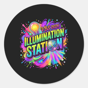 Vbs Crew 2026 Verlichtingsstation Vakantie Bijbel Ronde Sticker