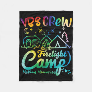 Vbs Crew Kamp Vuurlicht Vakantie Bijbel School Kam Fleece Deken