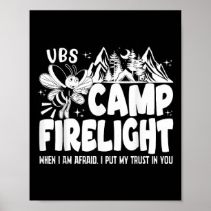Vbs Kamp Vuurlicht Vbs 2024 Bijbel Vakantieschool Poster