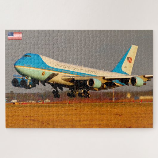 VC-25A (747-200B) (20x30 INCH) Legpuzzel (Horizontaal)