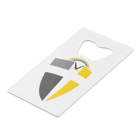 vca logo 2.000 x 2.000 kredietkaart flessenopener (Achterkant Gekanteld)