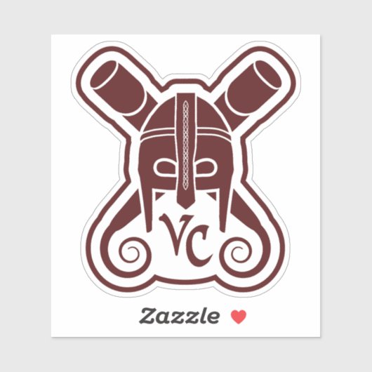 VCman Helm Logo Decal Sticker (Vel)