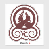 VCman Troll Cross Decal Sticker (Vel)