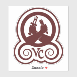 VCman Troll Cross Decal Sticker