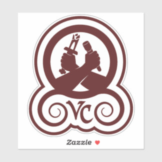 VCman Troll Cross Decal Sticker