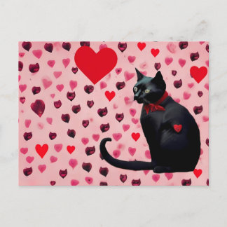Vday cat briefkaart