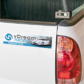 vDream-Bumpersticker (blauw) Bumpersticker (Op Truck)