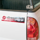 vDream Bumpersticker (rood) (Op Truck)