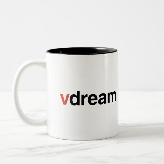 vDream-Mok Tweekleurige Koffiemok (Links)
