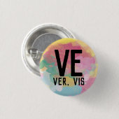 Ve Ver Vis Pronouns Button (Voorkant /achterkant)