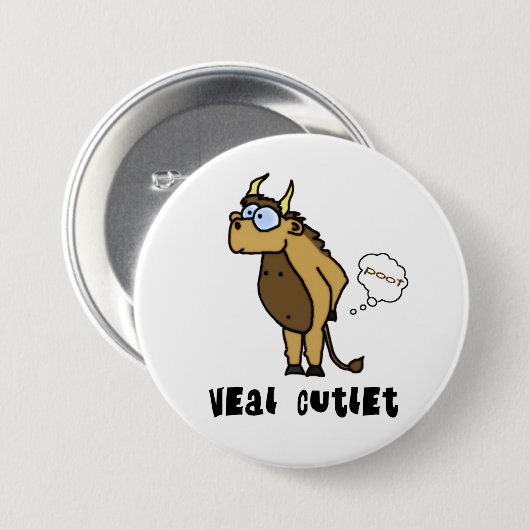 Veal Cutlet Button (Voorkant /achterkant)