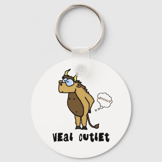 Veal Cutlet Sleutelhanger (Voorkant)