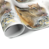 Veasting Chipmunk Cadeaupapier (Rol Hoek)