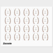 Veathered Border Wedding Stickers (Vel)