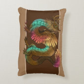 Veathered Dragon Accent Kussen (Achterkant (Verticaal))