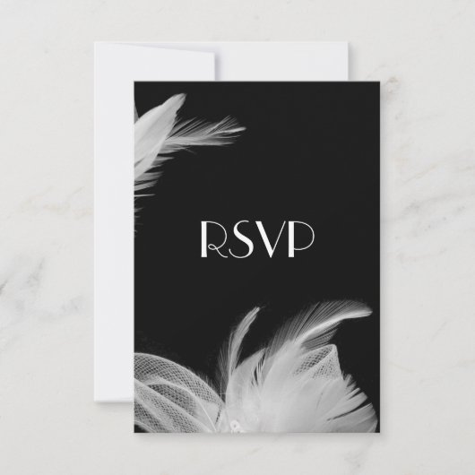 Veathered RSVP 1920 met menu (Voorkant)