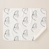 Veathered Siats meekerorum Sherpa blanket Deken (Voorkant (horizontaal))
