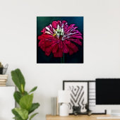 Veathered Zinnia Poster (Thuiskantoor)