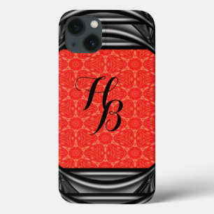 Veatrice Fireside Beauful Monogram iPhone 13 Hoesje