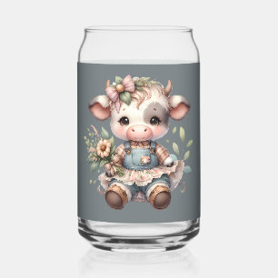 Veau mignon Farmcore dans une robe florale vintage