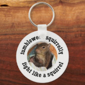 Vecht als een eekhoorn sleutelhanger (Voorkant)