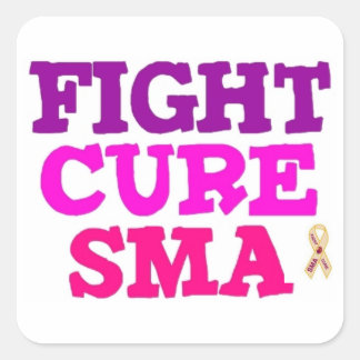 VECHT CURE SMA met SMA Ribbon Sticker